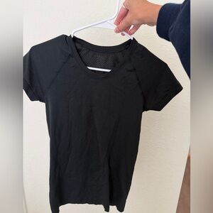 lululemon Black Short Sleeve Swiftly Tech Tee